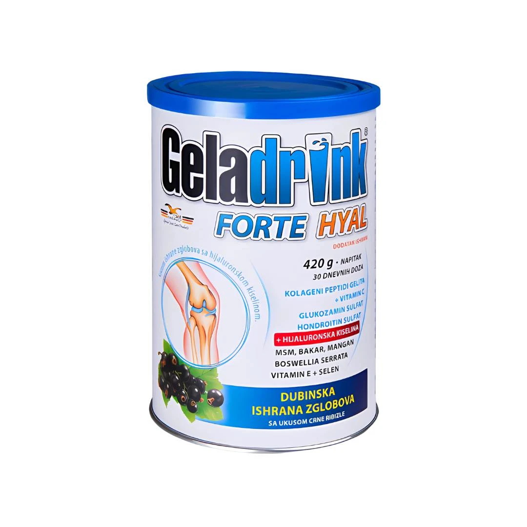 Geladrink FORTE HYAL Prah; Regeneracija Hrskavice u Zglobovima 420 g