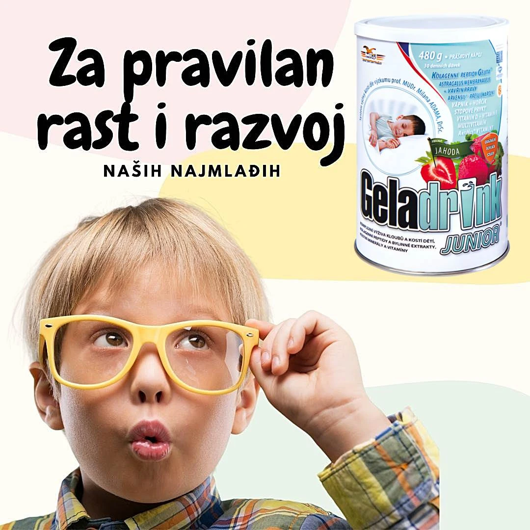 Geladrink JUNIOR za Jačanje Zglobova kod Dece 480 g