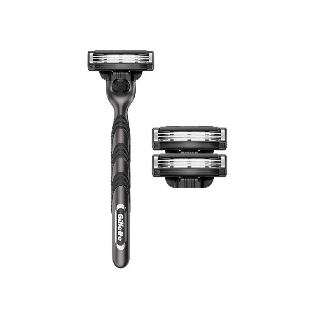 Gillette® Aparat MACH3 Charcoal sa 2 Brijača