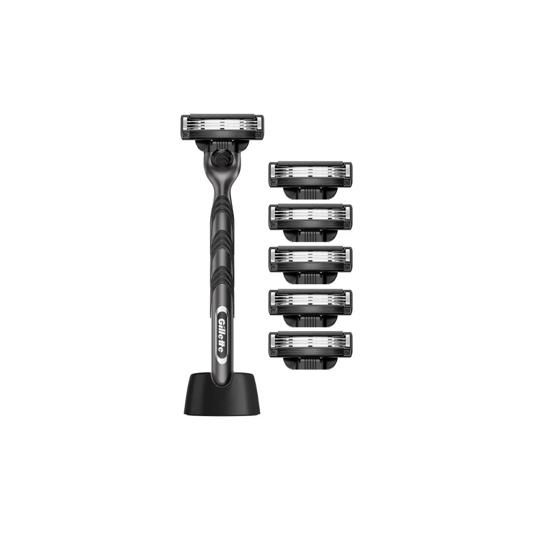 Gillette® Aparat MACH3 Charcoal sa 6 Brijača