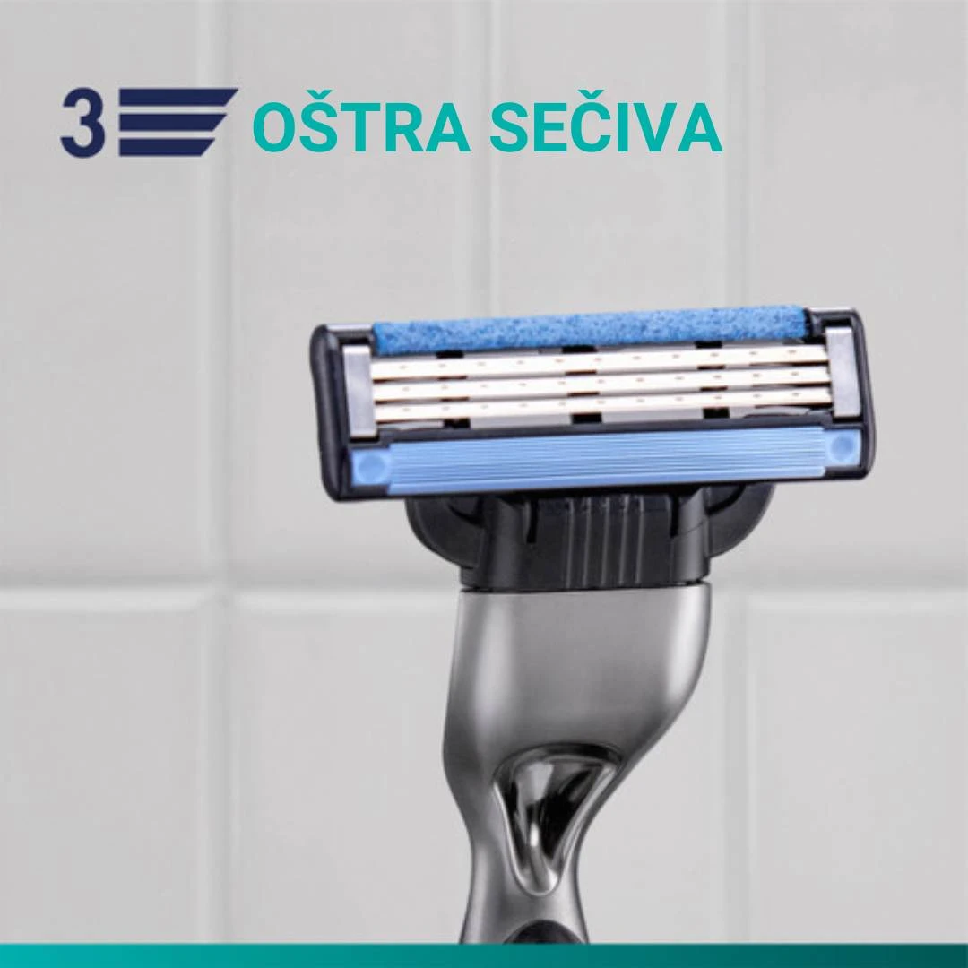 Gillette® Aparat MACH3 sa 12 Brijača PROMO PAKOVANJE 