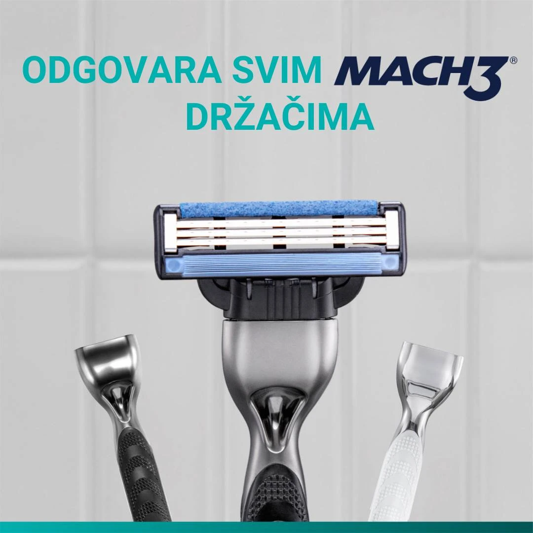 Gillette® Aparat MACH3 sa 12 Brijača PROMO PAKOVANJE 