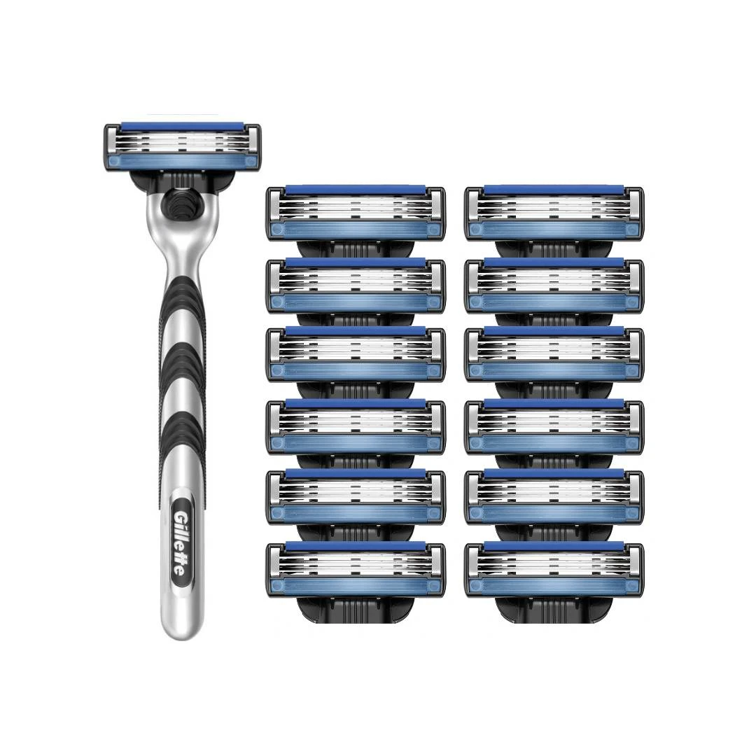 Gillette® Aparat MACH3 sa 12 Brijača PROMO PAKOVANJE 