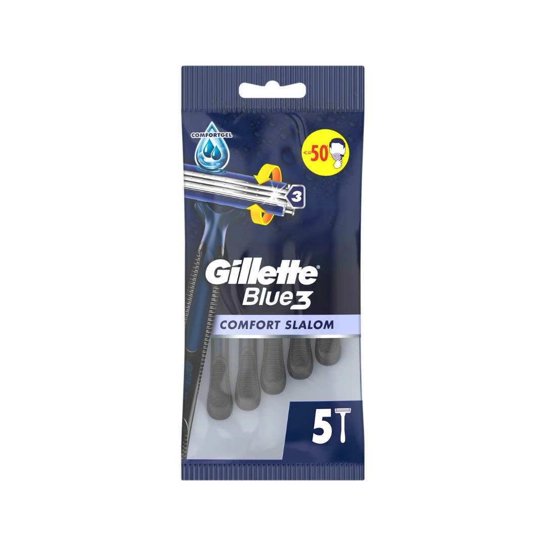 Gillette® Brijač za Jednokratnu Upotrebu BLUE 3 Comfort SLALOM 5 Brijača