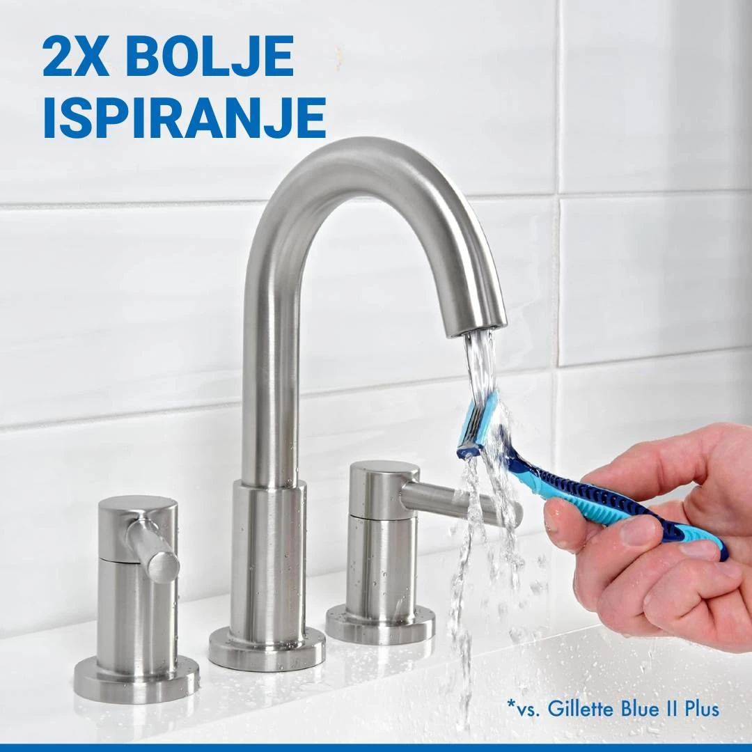 Gillette® Brijač BLUE3 PLUS Cool 3 Brijača sa Hladećim Efektom Eukaliptusa