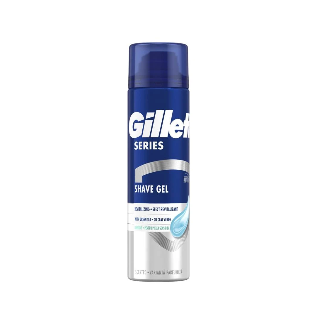 Gillette® Gel za Brijanje SERIES Revitalizing sa Zelenim Čajem Protiv Iritacija Kože 200 mL