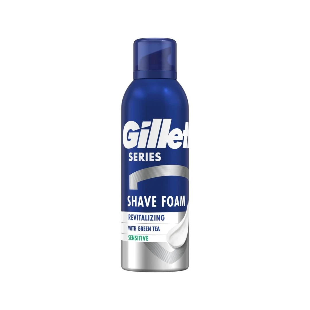 Gillette® Pena za Brijanje SERIES Revitalizing sa Zelenim Čajem Protiv Iritacija Kože 200 mL