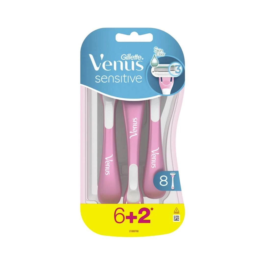 Gillette® Venus Jednokratni Brijač Sensitive 6+2, 8 Brijača