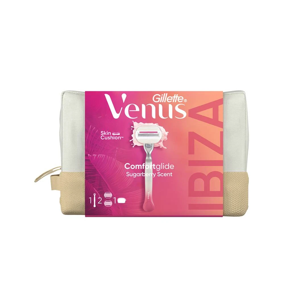 Gillette® Venus PROMO Aparat Comfortglide Sugarberry Scent sa 2 Brijača + Poklon Neseser