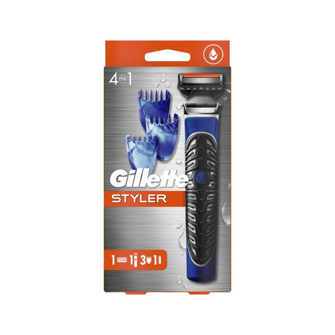 Gillette® Vodootporni STYLER 4u1; Električni Brijač sa Trimerom