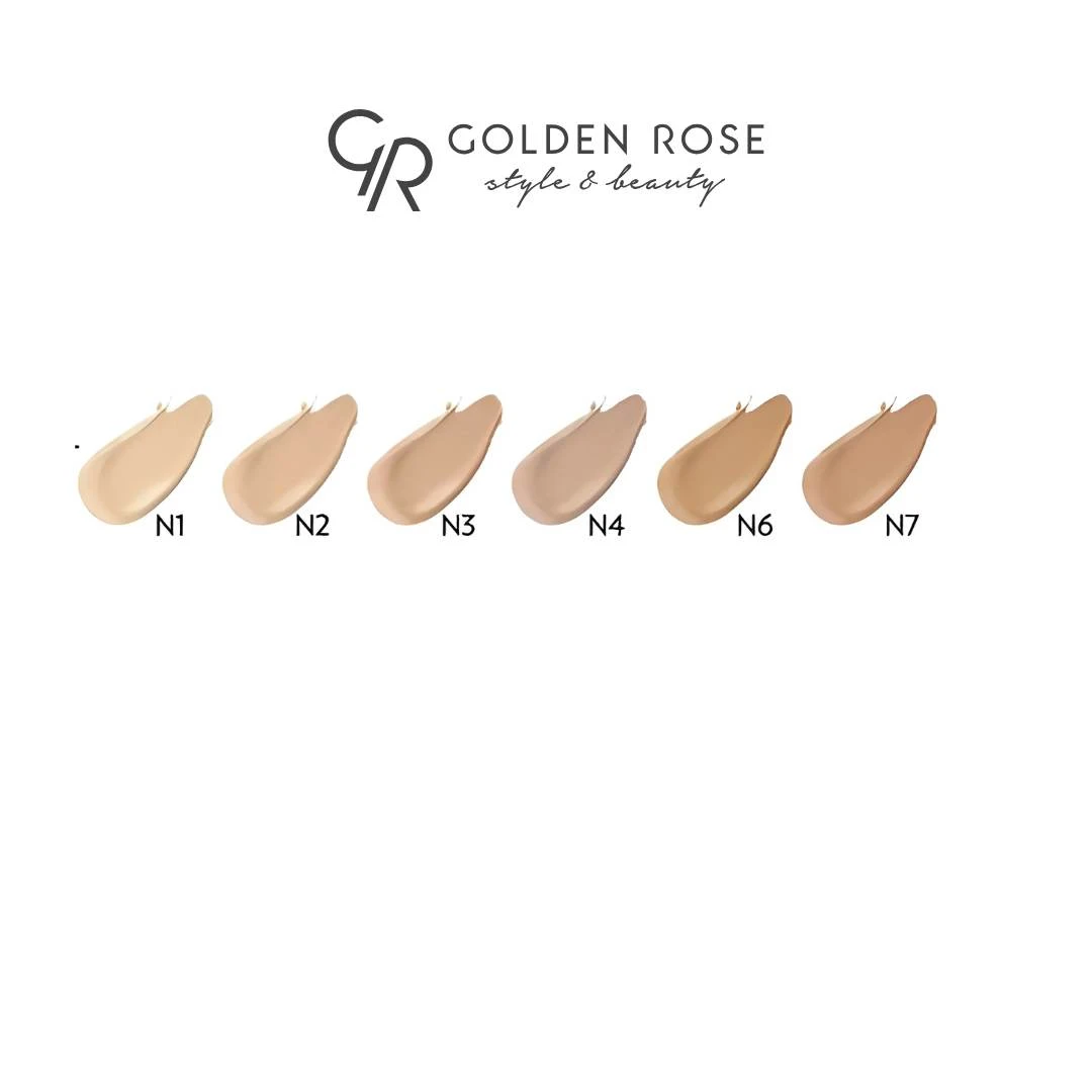 GOLDEN ROSE Matte Perfection Tečni Puder N1 SPF15 35 mL