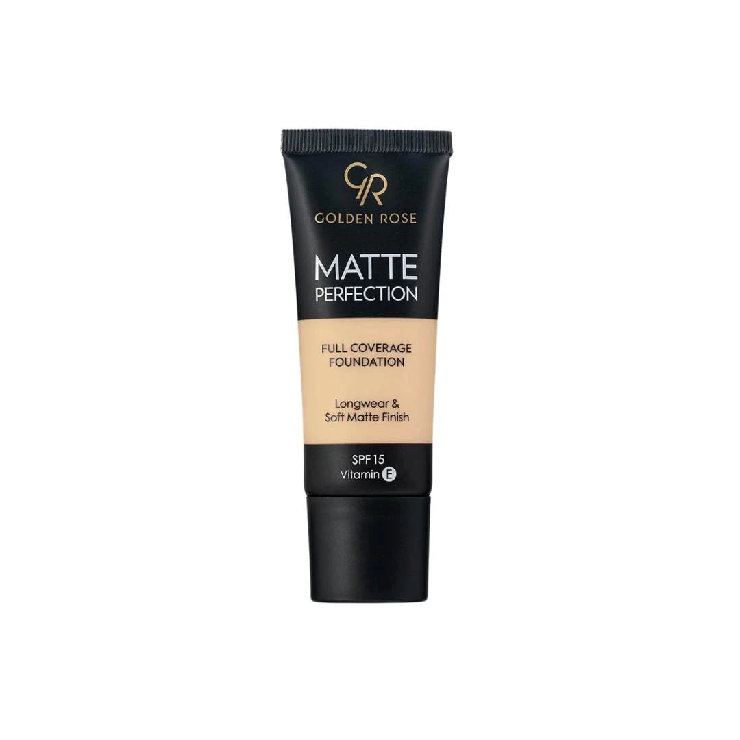 GOLDEN ROSE Matte Perfection Tečni Puder N1 SPF15 35 mL