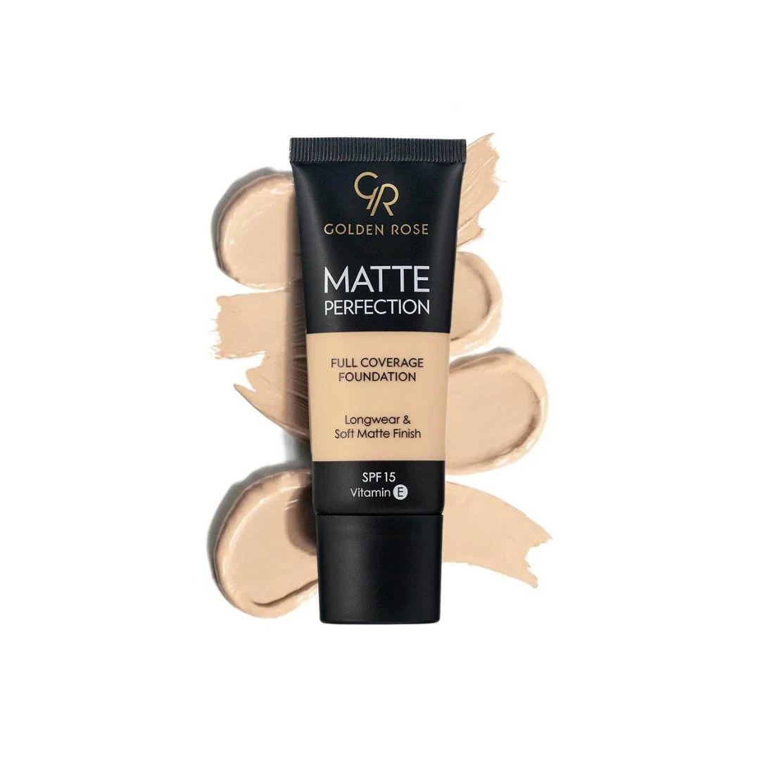 GOLDEN ROSE Matte Perfection Tečni Puder N1 SPF15 35 mL