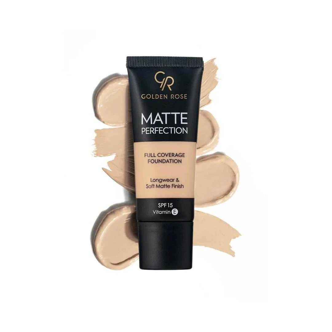 GOLDEN ROSE Matte Perfection Tečni Puder N2 SPF15 35 mL