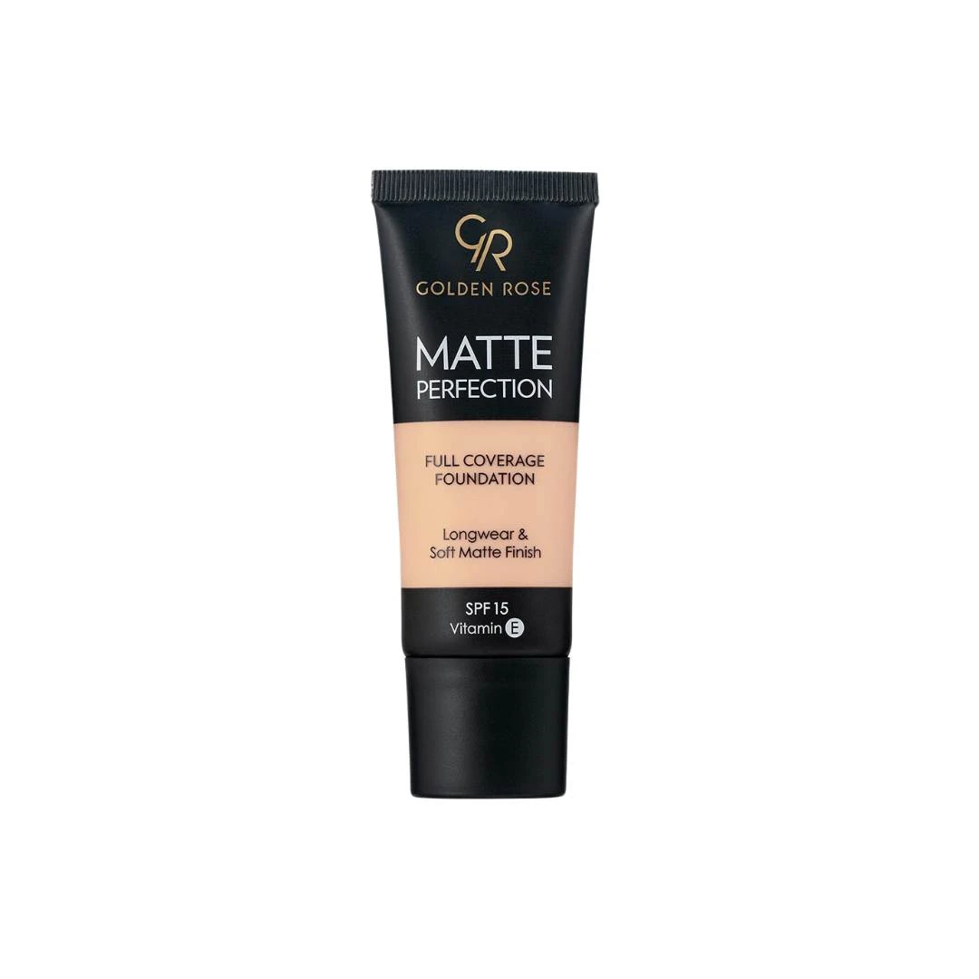 GOLDEN ROSE Matte Perfection Tečni Puder N3 SPF15 35 mL