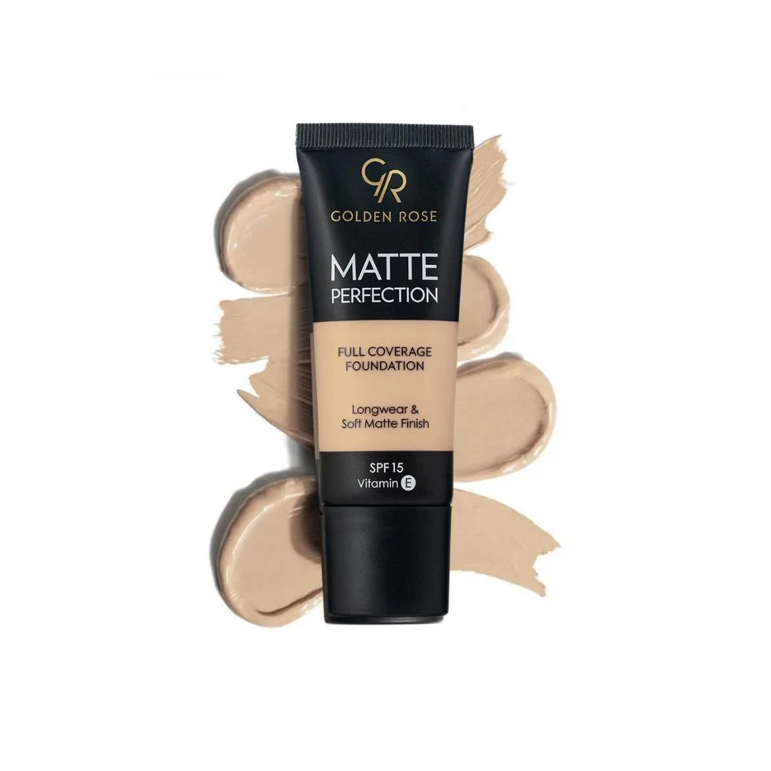 GOLDEN ROSE Matte Perfection Tečni Puder N4 SPF15 35 mL