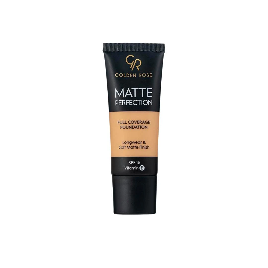 GOLDEN ROSE Matte Perfection Tečni Puder N6 SPF15 35 mL