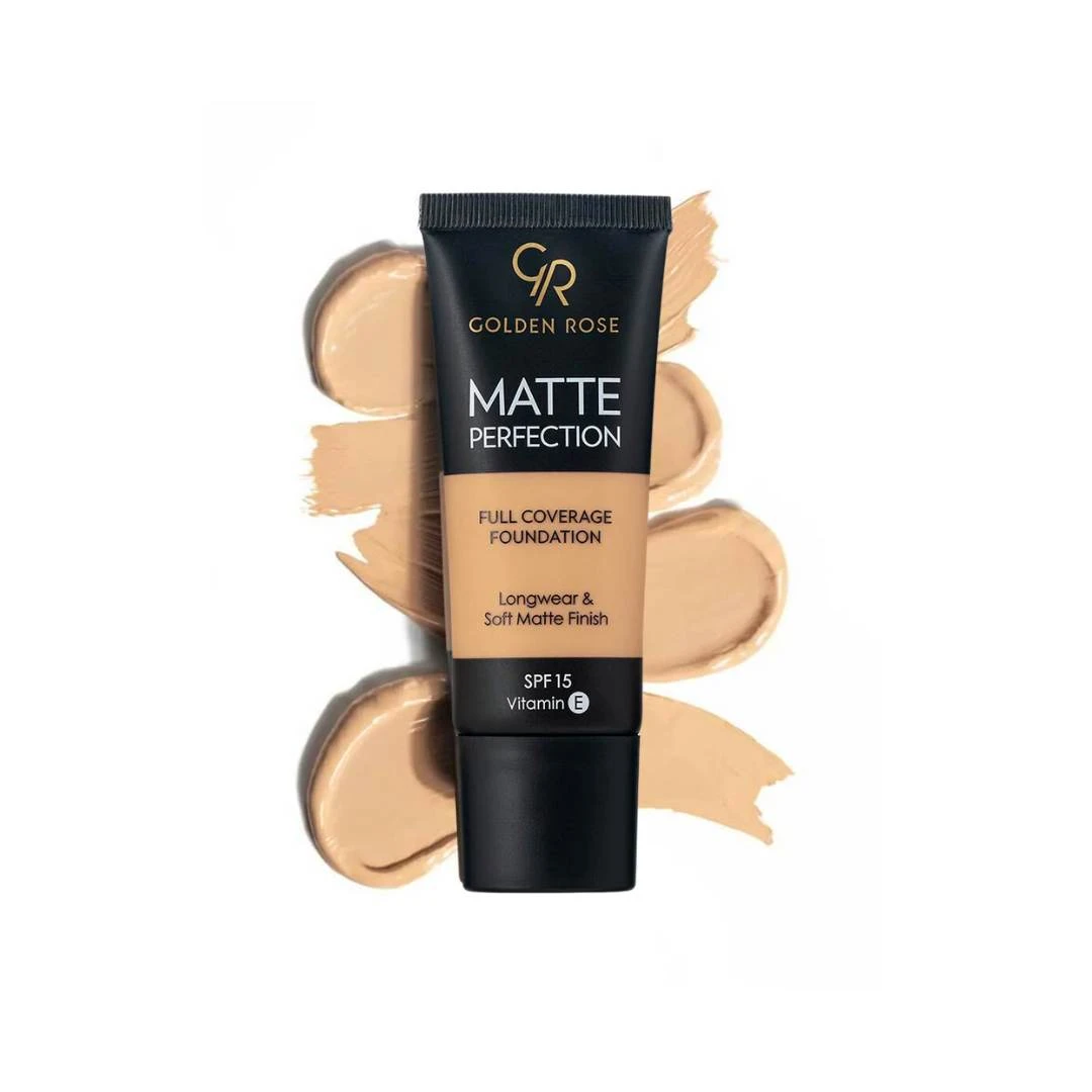 GOLDEN ROSE Matte Perfection Tečni Puder N7 SPF15 35 mL