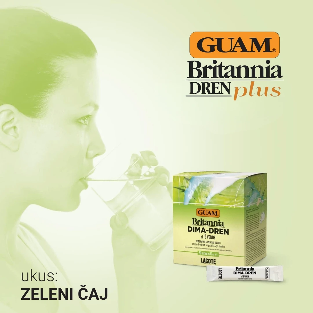 GUAM® Britannia DREN Plus Napitak za Detoksikaciju Organizma 30x12 mL