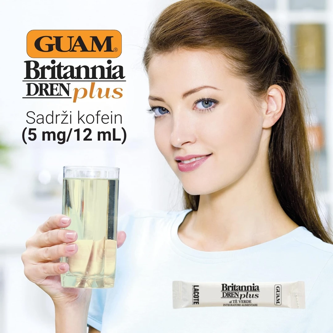 GUAM® Britannia DREN Plus Napitak za Detoksikaciju Organizma 30x12 mL