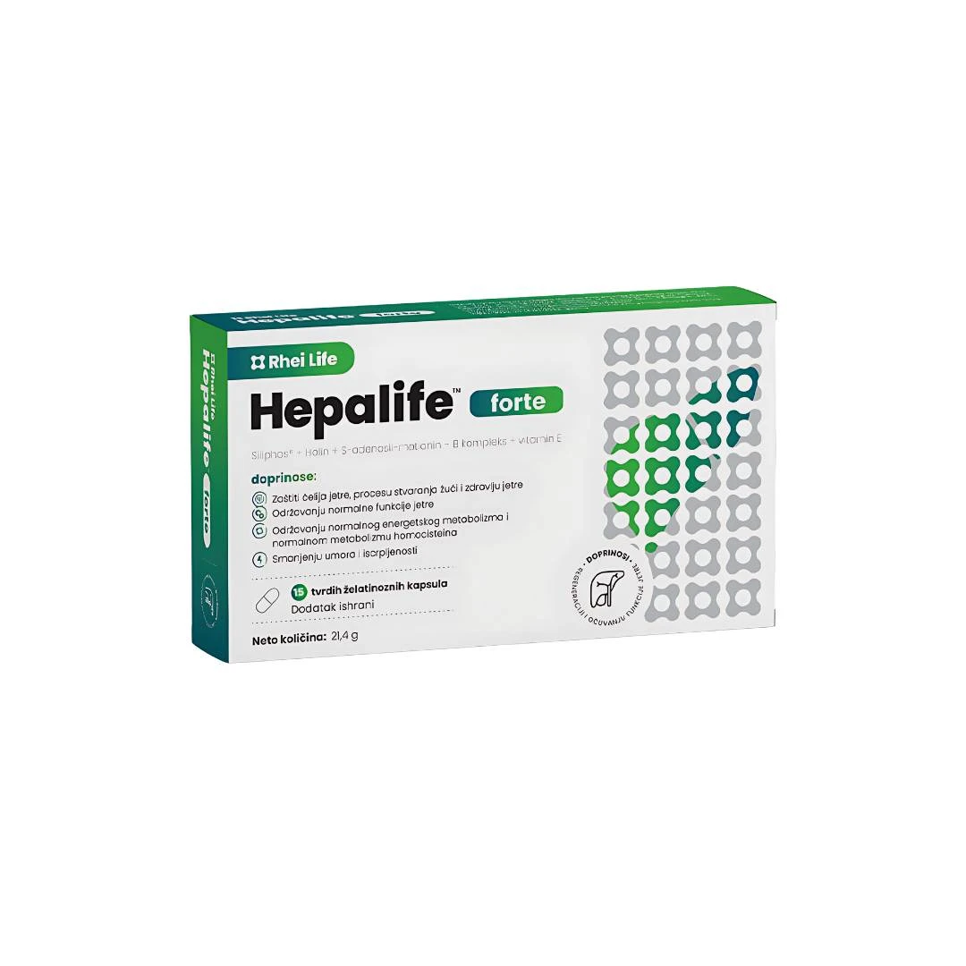 Hepalife Forte za Regeneraciju Jetre 15 Kapsula