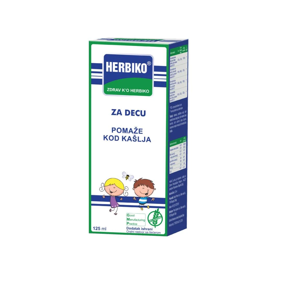 HERBIKO® Sirup za Decu Protiv Kašlja 125 mL