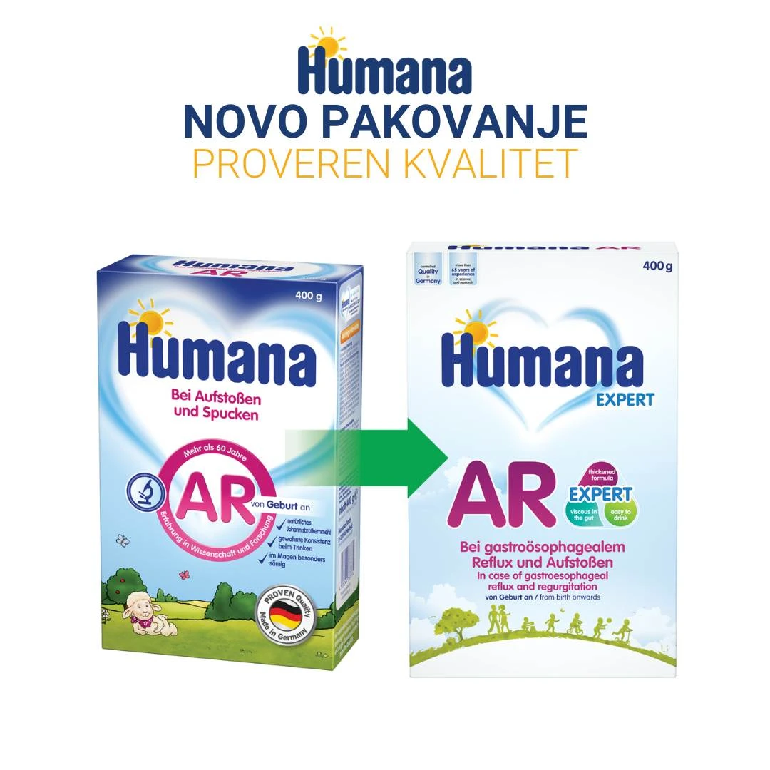 Humana AR EXPERT Mleko Protiv Bljuckanja-Regurgitacije Hrane 400 g