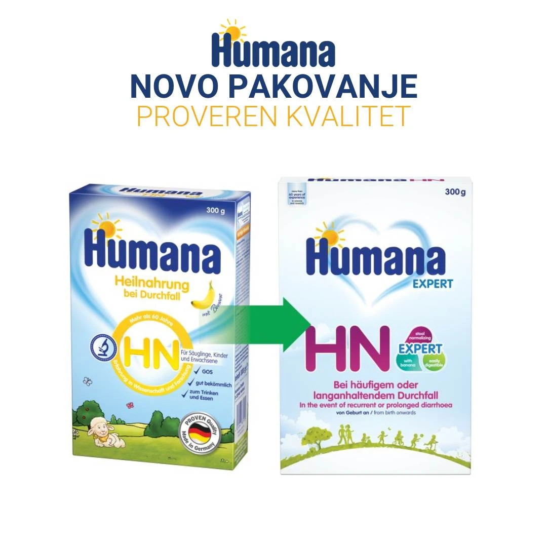 Humana HN EXPERT Mleko Protiv Dijareje-Proliva i Retke Stolice 300 g