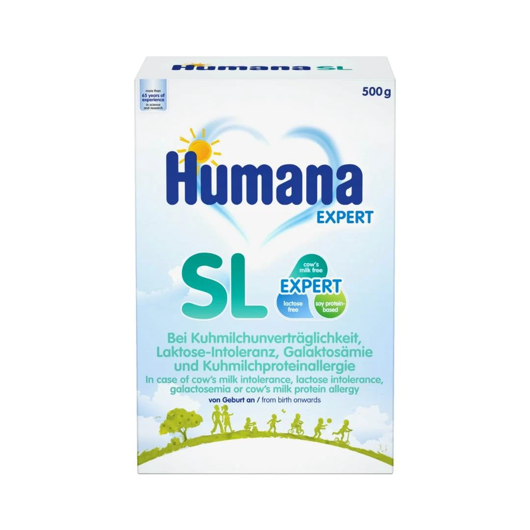 Humana SL EXPERT Mleko bez Kazeina, Laktoze i Glutena 500 g