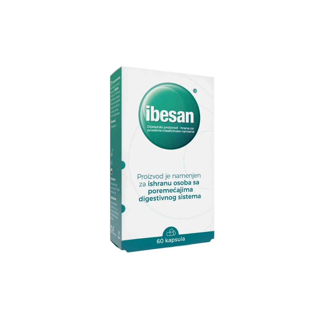 Ibesan® 120 mg 60 Kapsula sa Buternom Kiselinom za Normalan Rad Creva