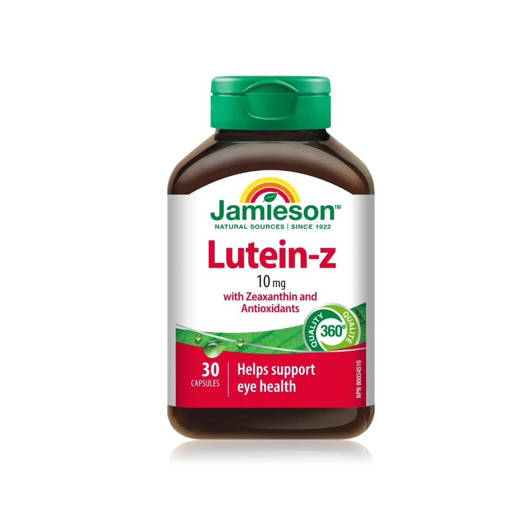 Jamieson™ Lutein 10 mg 30 Kapsula za Bolji Vid