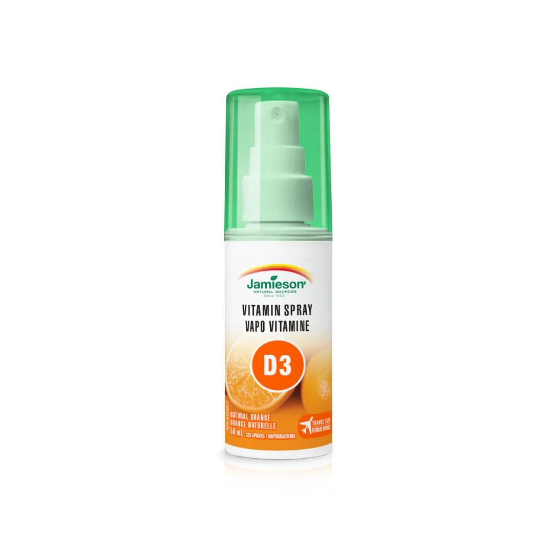 Jamieson™  Vitamin D3 Sprej 1000 IU 58 mL / 125 Doza Brzodelujući