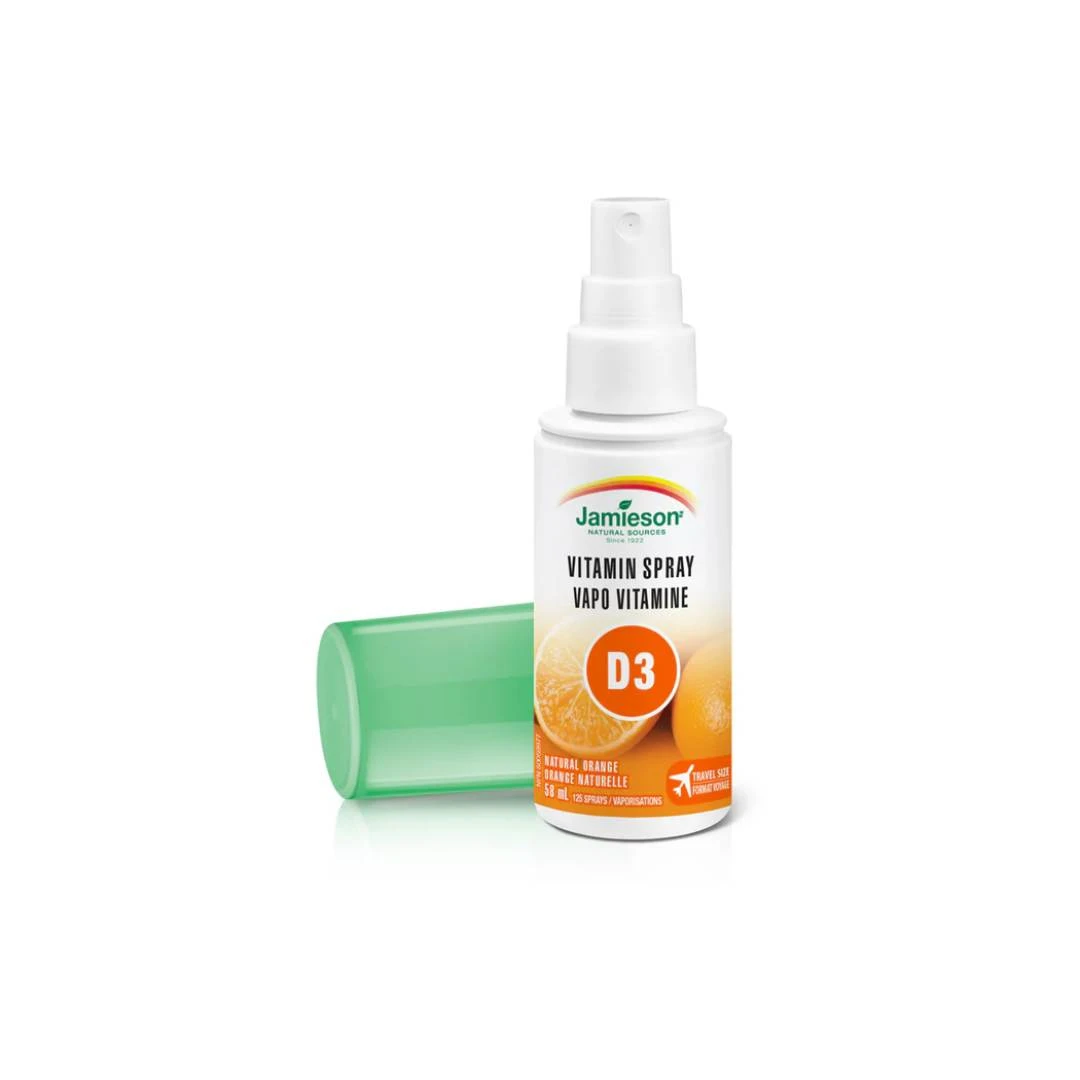 Jamieson™  Vitamin D3 Sprej 1000 IU 58 mL / 125 Doza Brzodelujući