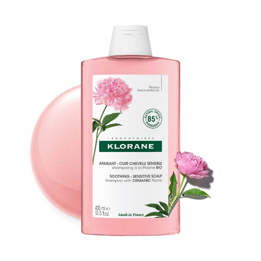 KLORANE Shooting and Anti-irritating Šampon sa Božurom 400 mL