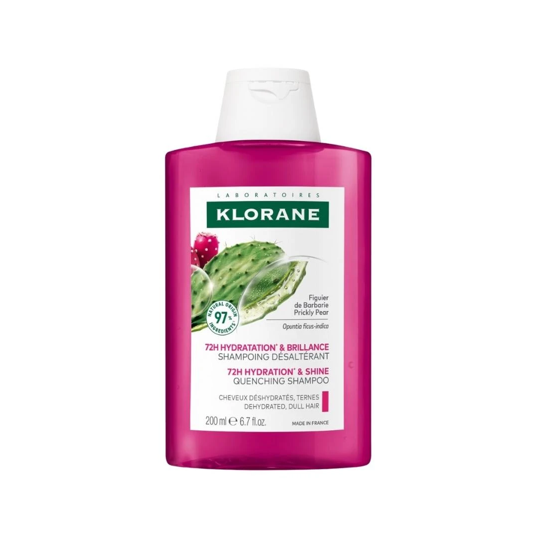 KLORANE 72H Hydration&Shine Šampon Indijska Smokva za Hidrataciju i Sjaj Kose 200 mL