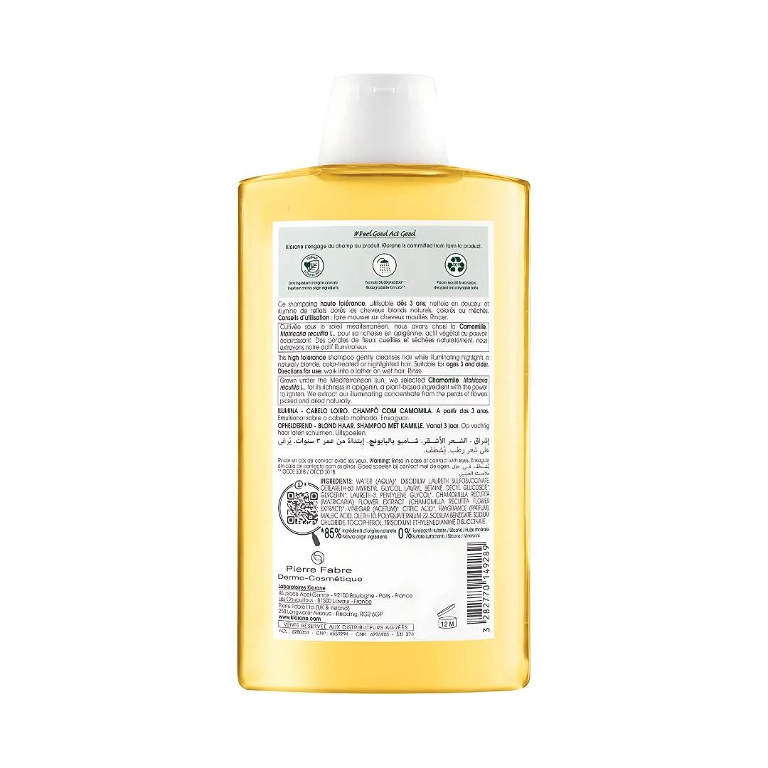 KLORANE Nourishing and Repairing Šampon sa Kamilicom 400 mL