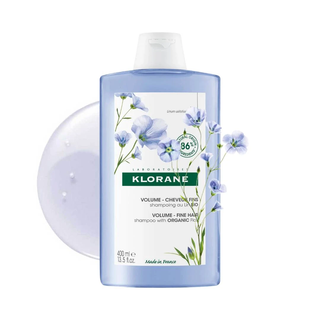 KLORANE Volume Flax Fiber Šampon za Volumen Kose sa Lanom 400 mL