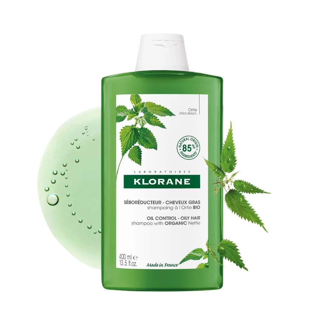 KLORANE Scalp Balance Šampon sa Organskom Koprivom za Masnu Kosu 400 mL