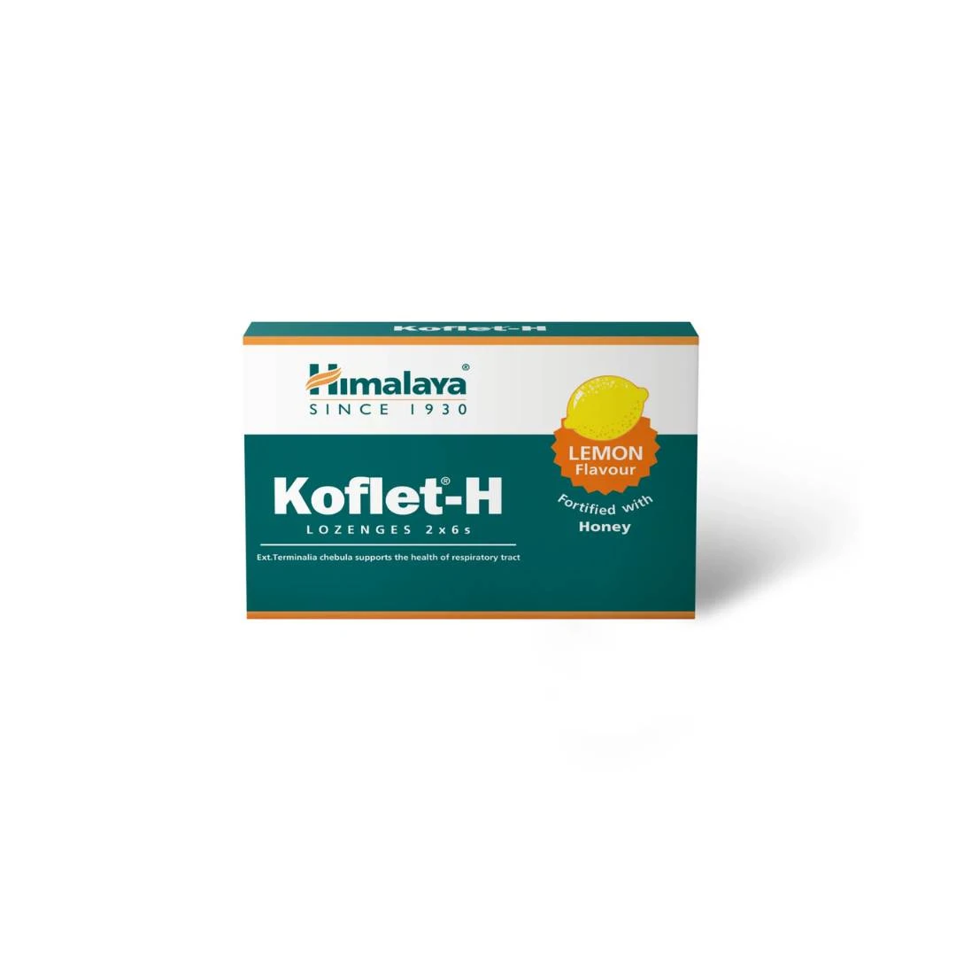 Himalaya® Koflet® H Lozenge sa Ukusom Limuna 12 Lozengi kod Upale Grla