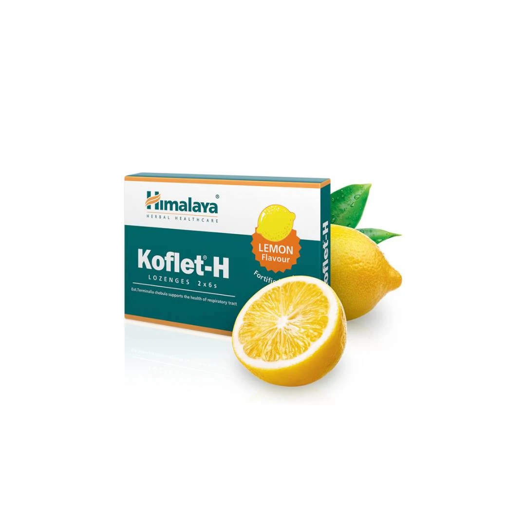 Himalaya® Koflet® H Lozenge sa Ukusom Limuna 12 Lozengi kod Upale Grla