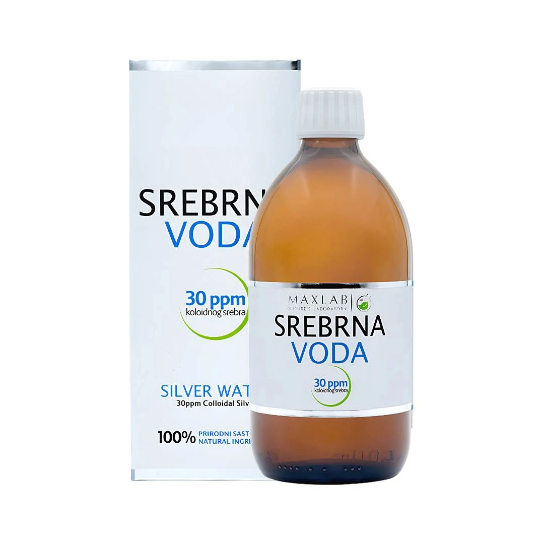 MAXLAB Koloidna Srebrna Voda 30ppm 500 mL