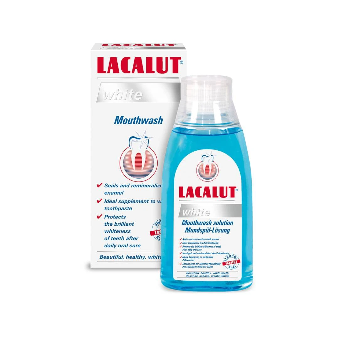 LACALUT® Tečnost za Ispiranje Usta WHITE 300 mL