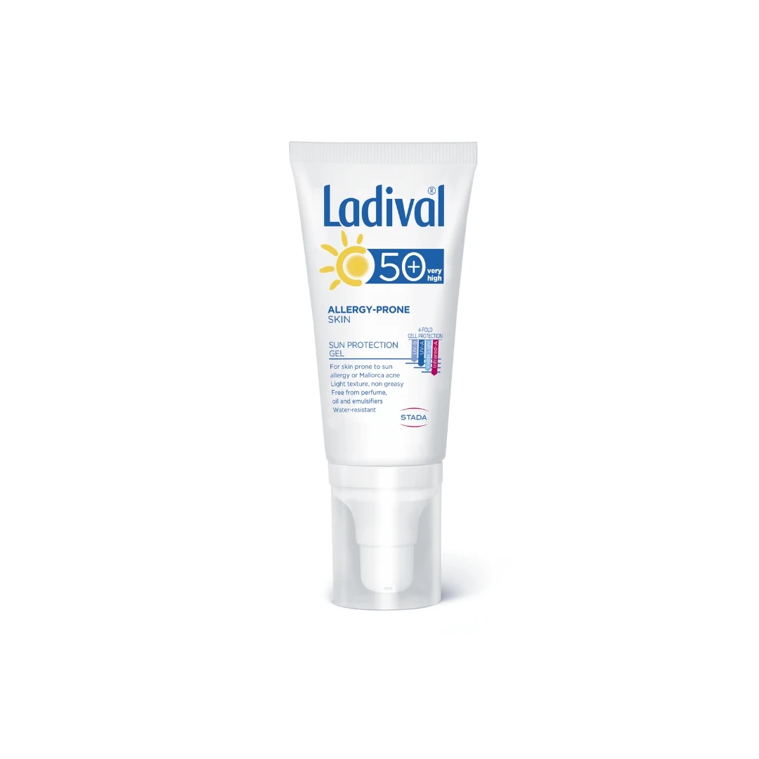 Ladival® Allergy Gel za Lice za Kožu Osetljivu na Sunce SPF 50+ 50 mL