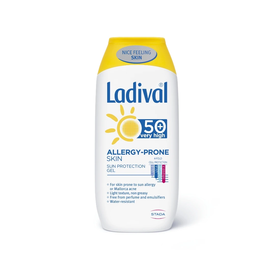 Ladival® Gel za Kožu Sklonu Alergiji na Sunce SPF50+ 200 mL