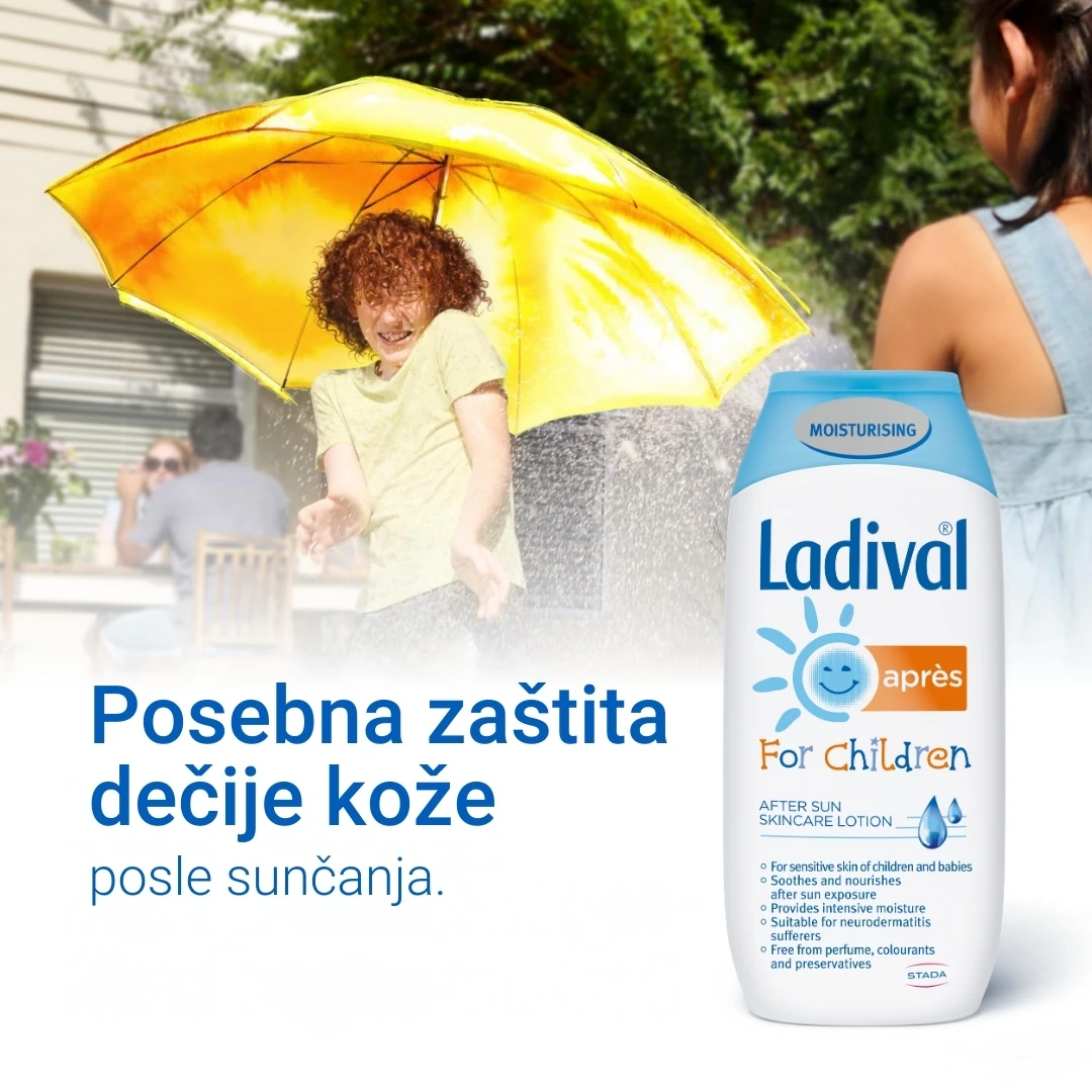 Ladival® Losion za Negu Dečije Kože Posle Sunčanja 200 mL