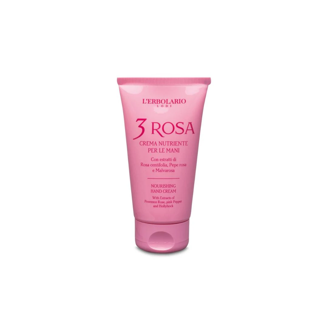 LERBOLARIO Hranljiva Hidratantna Krema za Ruke 3 Rosa 75 mL