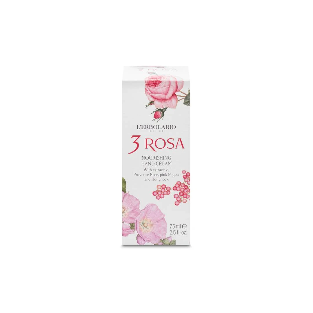 LERBOLARIO Hranljiva Hidratantna Krema za Ruke 3 Rosa 75 mL