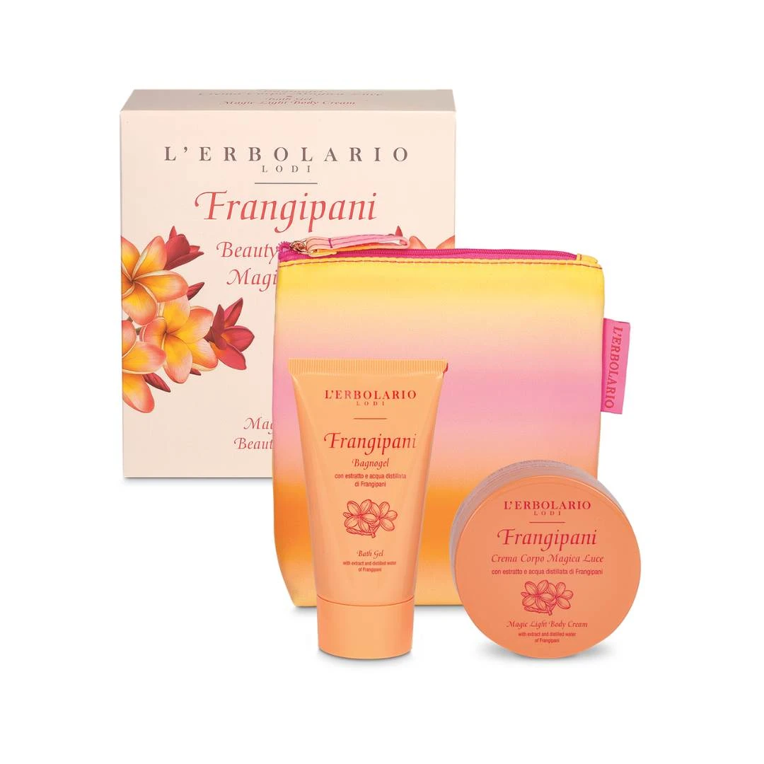 LERBOLARIO Frangipani Set u Kutiji Kutiji Krema za Telo 75 mL i Gel za Tuširanje 75 mL