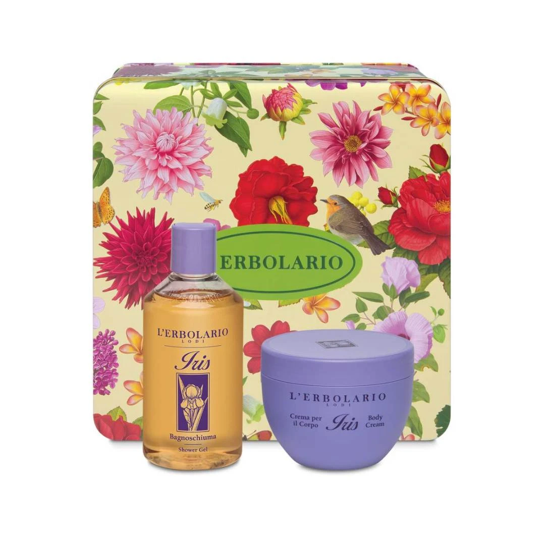 LERBOLARIO Iris Set u Kutiji Krema za Telo 300 mL i Gel za Tuširanje 250 mL