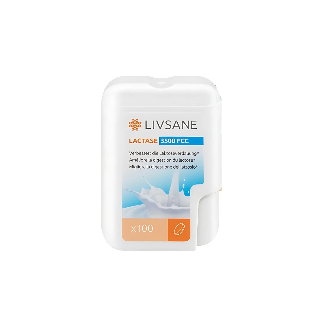 LIVSANE enzim LAKTAZA Lactase 3500 FCC 100 Tableta